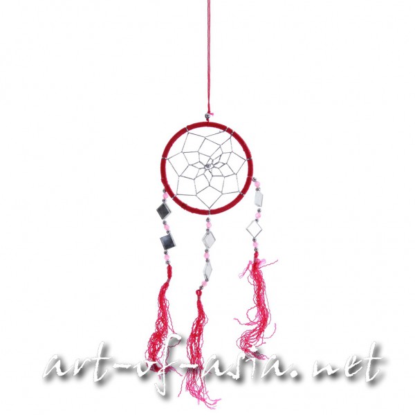Bild 2 - Traumfänger, rund, verschiedene Größen, Rose Red