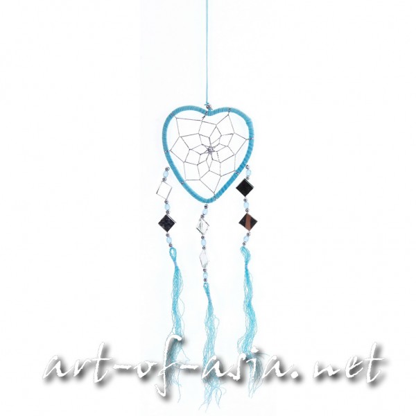 Bild 2 - Traumfänger, Herz, verschiedene Größen, River Blue
